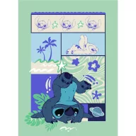   Disney Lilo și Stitch Ocean Breeze pătură din flanel 110x150cm