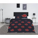 Naruto Akatsuki dublu, husă pentru pat dublu 240×220cm, 65x65 cm