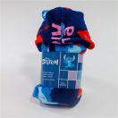 Disney Lilo și Stitch Aloha pătură din pluș fleece cu glugă pentru adulți, poncho