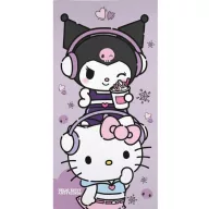   Hello Kitty Best Friend prosop de baie, prosop de plajă 70x140cm (Uscare Rapidă)