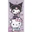 Hello Kitty Best Friend prosop de baie, prosop de plajă 70x140cm (Uscare Rapidă)