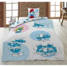 Strumfii Fun set de lenjerie de pat 140x200cm, 63x63 cm