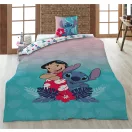 Disney Lilo și Stitch Island Friends husa de lenjerie de pat 140×200cm, 65×65 cm