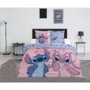 Disney Lilo și Stitch Love You dublu, husa de pat dublu 240×220cm, 65x65 cm