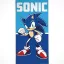 Sonic Ariciul Ready to Run prosop de baie, prosop de plajă 70x140cm (Uscare Rapidă)