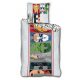 Avengers Set de lenjerie de pat Avengers Marvel Heroic Squad 140×200cm, 63×63 cm microfibră
