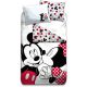 Disney Minnie  Lenjerie de pat Mickey Love 155×200cm, 50x80 cm