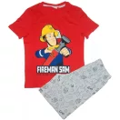 Pompierul Sam pijama scurtă copii 98-128 cm