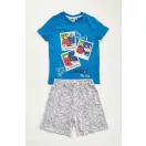 Eroi în pijama pijamale scurte pentru copii 98-128 cm
