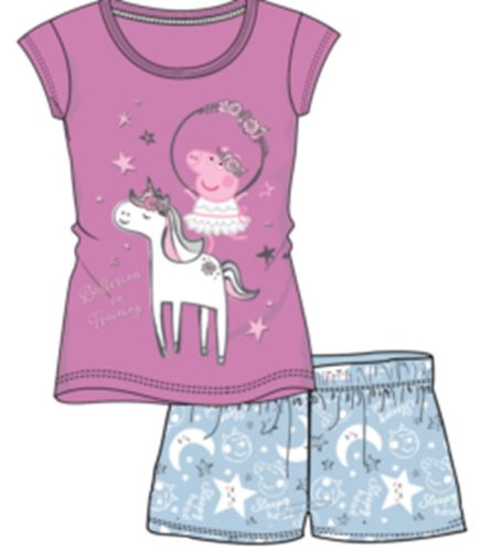 Purcelușa Peppa copil pijamale scurte 98-116 cm