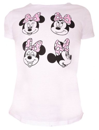 Disney Minnie pentru femei tricou cu mânecă scurtă, top M-XXL