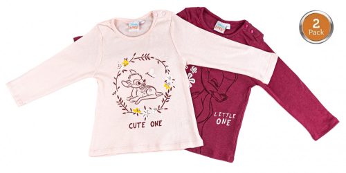 Disney Bambi bebeluș tricou, top 2 bucăți 62-92 cm