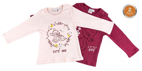 Disney Bambi bebeluș tricou, top 2 buc. 74/80 cm