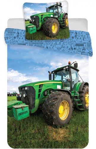 Tractor Green husă pentru lenjerie de pat pentru copii 100×140cm, 40×45 cm