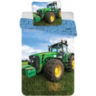 Tractor Tractor, Set pentru pat copii 100×135cm, 40×60 cm