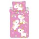 Unicorn Fun set de lenjerie 135x200 cm, 80x80 cm