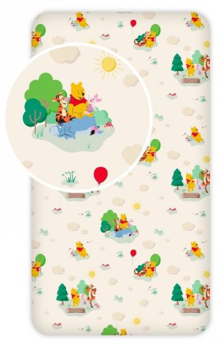 Disney Winnie de Pluș Play cearșaf cu elastic 90x200 cm