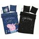 Purcelușa Peppa Star-gazer Husă de pat pentru copii fosforescentă 100x135cm, 40x60cm