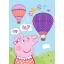 Purcelușa Peppa Hot Air Balloon pătură polar 100x140cm