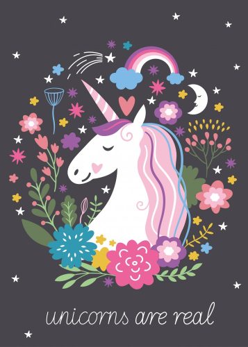 Unicorn pătură polară <mg-auto=3002491>100x140cm