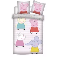   Purcelușa Peppa Little Friends lenjerie de pat pentru copii 100×135cm, 40×60 cm