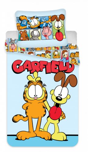 Garfield Comic Lenjerie de pat pentru copii <mg-auto=3002490>100×140cm, 40×45cm