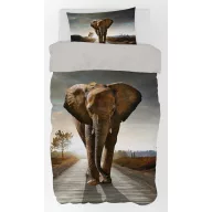 Elefant lenjerie de pat 140×200cm, 70×90 cm