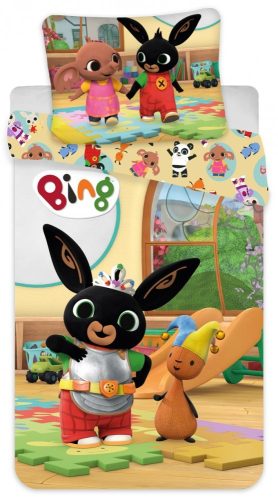 Bing Play, Lenjerie de pat pentru copii (mic) 100×135 cm, 40×60 cm