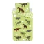 Dinozaur Set de lenjerie pentru copii Green 100×135cm, 40×60 cm