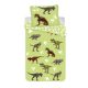 Dinozaur Set de lenjerie pentru copii Green 100×135cm, 40×60 cm