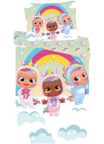 Cry Babies Lenjerie de pat pentru copii (mic) 100×135 cm, 40×60 cm
