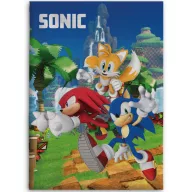 Sonic Ariciul Speedy Dreams Pătură polară 100x140cm
