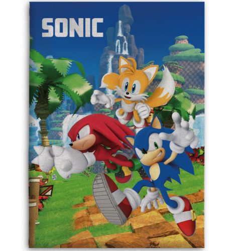 Sonic Ariciul Pătură din Polar Fleece 100x140 cm