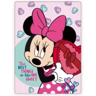 Disney Minnie  Sweets  pătură din fleece 100x140cm