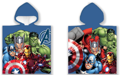 Avengers Prosoape Poncho de Plajă 50x100cm