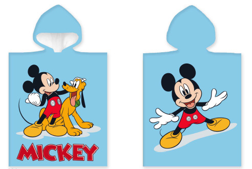 Disney Mickey, Pluto Prosoape Poncho de Plajă 50x100cm