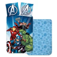   Avengers Power Strike set de lenjerie de pat 140×200cm, 70×90 cm