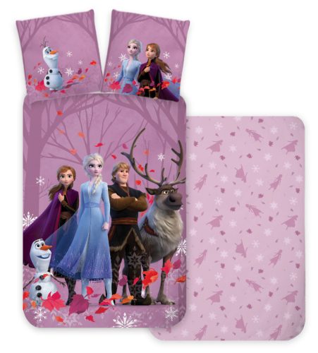 Disney Regatul de gheață Purple, Lenjerie de pat pentru copii (mic) 100×135 cm, 40×60 cm