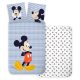 Disney Mickey Strip Lenjerie de pat pentru copii 100×135 cm, 40×60 cm