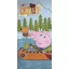 Purcelușa Peppa Kayak prosop de baie, prosop de plajă 70x140cm