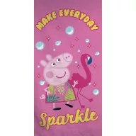   Purcelușa Peppa Sparkle prosop de baie, prosop de plajă 70x140cm