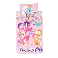   Micul meu ponei Friendship set de lenjerie de pat 140×200cm, 70×90 cm