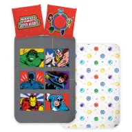   Avengers Symbols  set de lenjerie de pat 140×200cm, 70×90 cm