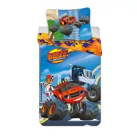   Blaze Race set de lenjerie pentru copii 100×135 cm, 40×60 cm