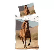 Cal Mustang husa de pat 140×200cm, 70×90 cm