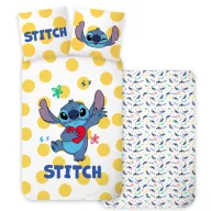   Disney Lilo și Stitch Dots lenjerie de pat pentru copii 100×135 cm, 40×60 cm