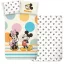 Disney Mickey  Duo set de lenjerie de pat pentru copii 100×135 cm, 40×60 cm