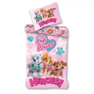   Patrula Cățelușilor Heroes! set de lenjerie pat 140×200cm, 70×90 cm