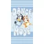 Bluey Dance Mode prosop de baie, prosop de plajă 70x140cm