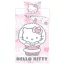 Hello Kitty Cozy Winter set de lenjerie de pat pentru copii, grădiniță 100x135 cm, 40x60 cm